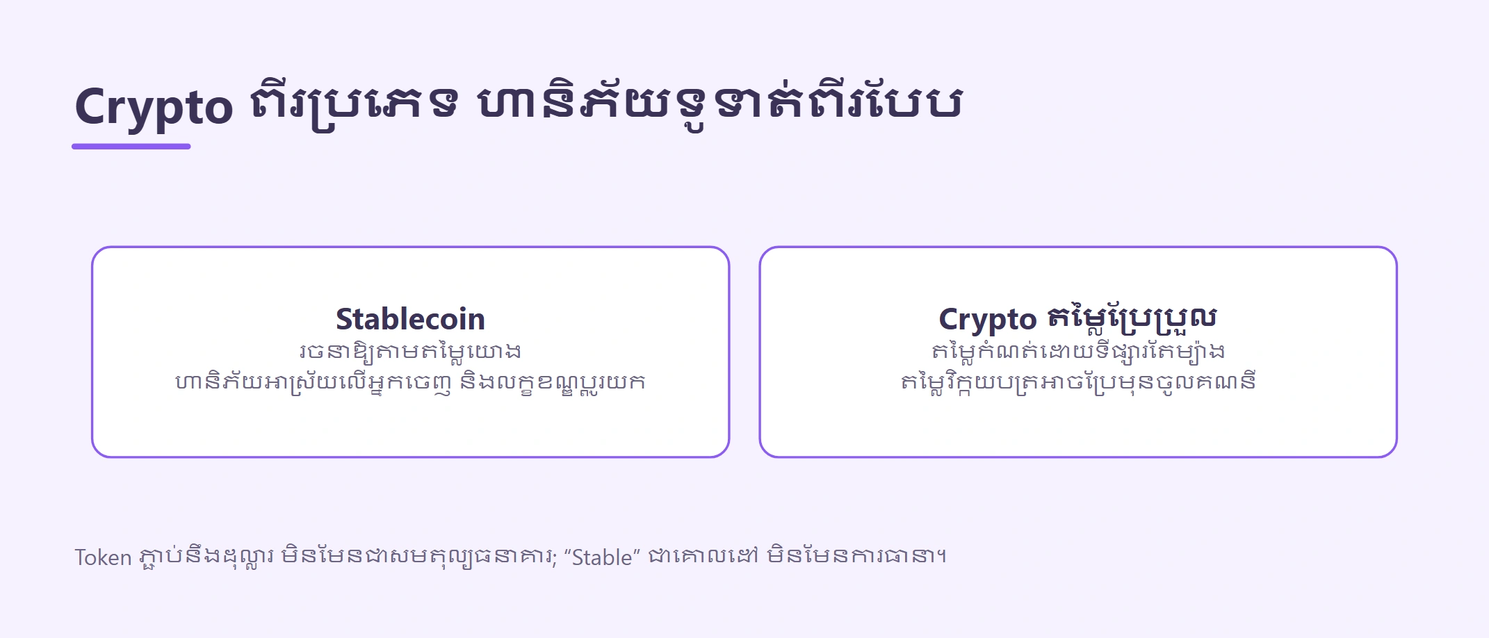 Crypto ជាអ្វី? របៀបដំណើរការការទូទាត់ឆ្លងដែន