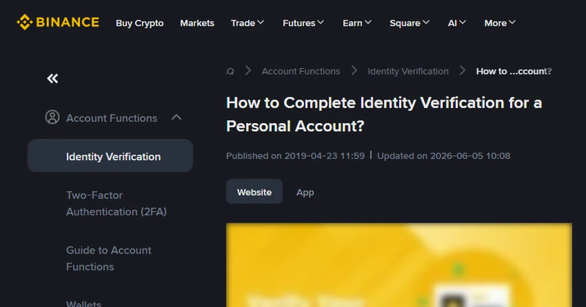 Binance KYC នៅកម្ពុជា៖ ឯកសារ រយៈពេល និង Pending